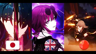 ENGLISH vs JAPANESE vs CHINESE vs Korean Voice Comparison - Honkai: Star Rail