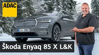 Was bringt der neue Antrieb? Unterwegs im Skoda Enyaq L&K | ADAC