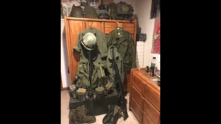 (outdated) Vietnam Gear Room/Collection Tour! -RARE WW2 HELMET! RARE M55 FLAK VEST!!!-