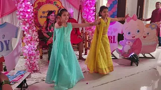 Niece's Dance Performance on my Dohale Jevan 🥰😍 #SwaraSanika👭❣️😘😘