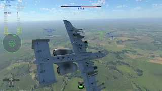 A-10A Late CAS (USA 10.3 lineup) Gameplay #warthunder #gaming