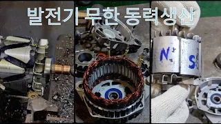 FREE ENERGY  발전기 와 모터로 무한 동력을 만드는 방법 가능 한가요?