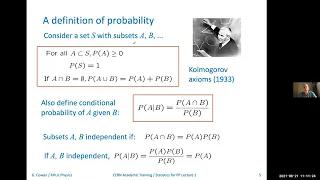 1. Introduction to Probability, Parameter Estimation