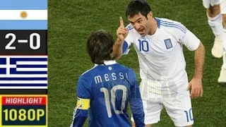 Argentina 2 x 0 Greece (Messi, Maradona) ●2010 World Cup Extended Goals & Highlights HD 1080