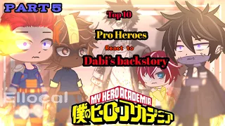 Top 10 Pro Heroes React To Dabi’s Backstory {Part 5/5} (Mha/ Bnha React)