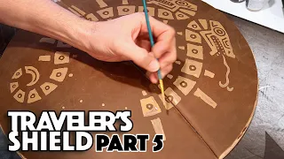 Traveler's Shield build Part 5 | Wood Rim & Paint