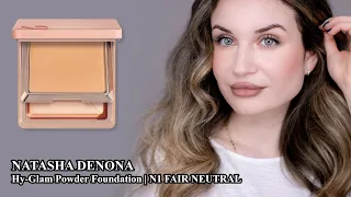 NATASHA DENONA | Hy-Glam Powder Foundation | N1 FAIR NEUTRAL | Makeup Review & Wear Test