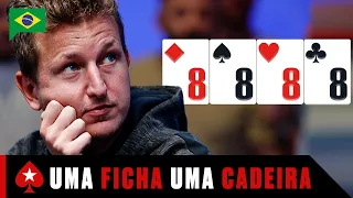 UMA FICHA UMA CADEIRA | A INCRÍVEL história de Giuliano Bendinelli! ♠️ PokerStars Brasil