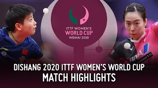 Sun Yingsha vs Kasumi Ishikawa | 2020 ITTF Women's World Cup Highlights (1/4)