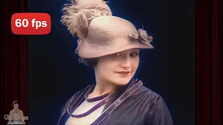 Paris Fashion of 1917  | AI Enhanced Time Capsule Film [ 4k,60 fps]