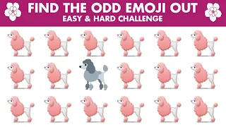 Can you Find the Odd Emoji One Out Easy, Medium, Hard Challenge | Emoji Quiz | Puzzle Hut