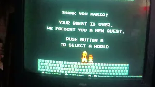 Super Mario bros Nes ending