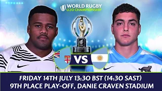 LIVE Fiji v Argentina | World Rugby U20 Championship