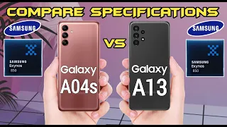 Samsung Galaxy A04s Vs Samsung Galaxy A13 4G || Samsung Exynos 850