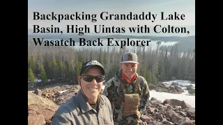 Backpacking Trip to Granddaddy Basin & Lake, High Uintas Wilderness, Utah with Wasatch Back Explorer
