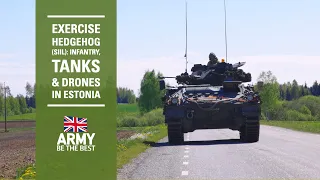 Troops and Tanks on the Eastern Flank | Exercise Hedgehog / Siil | British Army