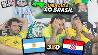 React | Reacciones Argentina 3x0 Croacia | Melhores momentos | Gols Copa | Reacciones de amigos