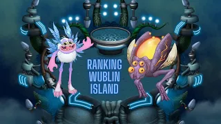 Ranking Wublin Island Monsters from My Singing Monsters in order