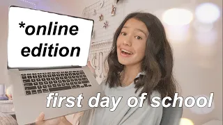 GRWM first day of school 2020! *online edition