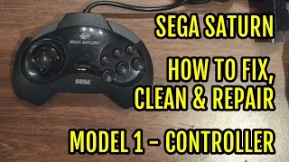How to Fix Repair and Clean a SEGA Saturn model 1 Controller