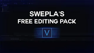 Swepla's FREE editing pack (link In the description)