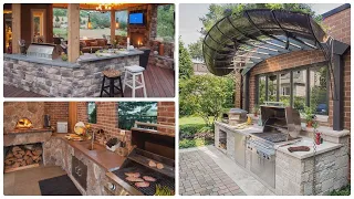 TOP 50 Rustic Outdoor Kitchen Ideas Rustic Bar and BBQ | Garden Ideas