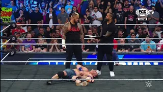 Jimmy Uso & Solo Sikoa atacan brutalmente a John Cena - WWE SmackDown Español Latino: 22/09/2023