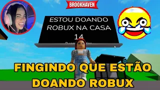 TROLLEI UM MORADOR DE BROOKHAVEN | VEJA A REAÇÃO DELE (Roblox)