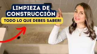 TODO LO QUE DEBES SABER SOBRE UNA LIMPIEZA DESPUES DE CONSTRUCCION | Experta en Limpieza