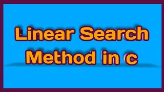 🔍 Linear Search Method in c #youtube #youtubevideo #coding  #c  #Roleofcoding