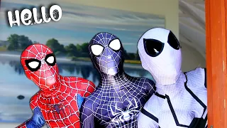 TEAM SPIDER-MAN Morning Routine At Mansion In Real Life ( Funny Live Action )