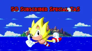[TAS] Sonic Classic Heroes "Super Sonic Only" in 9:58.09. 50 Subscrubers Special #2!