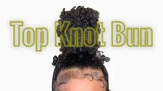 Easy Top Knot Bun Tutotial | Tiana Shannell