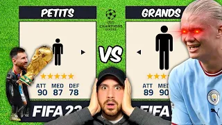 GRANDS vs PETITS sur FIFA!