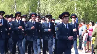 День Победы на родине С.Есенина. Парад