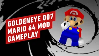 GoldenEye 007: Mario 64 Peach's Castle Mod Gameplay