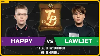 WC3 - [UD] Happy vs LawLiet [NE] - WB Semifinal - TP League S2 Monthly 2