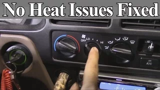 How to Diagnose and Fix No Heat Issues - Also a Demonstration on How Car Heating Systems Work