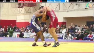 2012 Pan Am: 55 KG Round 5: Javier Dumenigo (CUB) vs. Andres Taborda (COL)