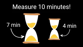 The Hourglass Puzzle: Can You Solve It? ⏳