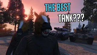 TM02 Khanjali Tank VS Heavy Rhino Tank - GTA Online