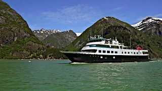 Alaskan Dream Cruises Chichagof Dream sails Tracy Arm Fjord in Alaska