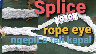 cara splice tali kapal|vlogpelautjaya