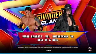 "WWE 2K23: Wade Barrett vs. The Undertaker - Clash of Darkness!"