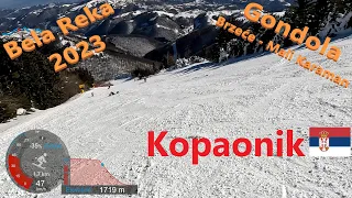 [4K] Skiing Kopaonik, Bela Reka 2023 and New Gondola Brzeće - Mali Karaman, Serbia, GoPro HERO11