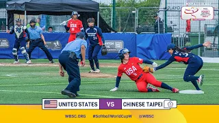 HIGHLIGHTS USA v Chinese Taipei | XVII Women's Softball World Cup - Group A