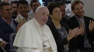 Pope Francis' emotional visit to “Nuovi Orizzonti” community of Chiara Amirante