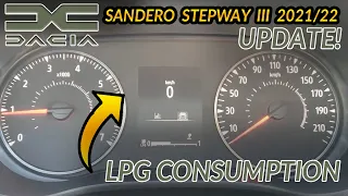 ⛽Dacia Sandero Stepway III 2021/2022 1.0 ECO-G LPG/GPL Consumption | Update after 7000 km