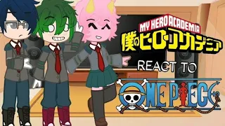 MHA React To One Piece | Part 1/2 |