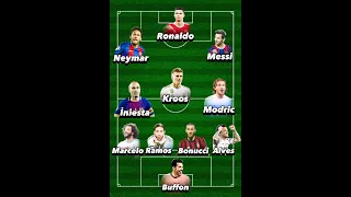 FIFA FIFPRO World 11 2017 Best Team 😍🔥(Messi, Ronaldo, Neymar, İniesta, Buffon)😈💪💥